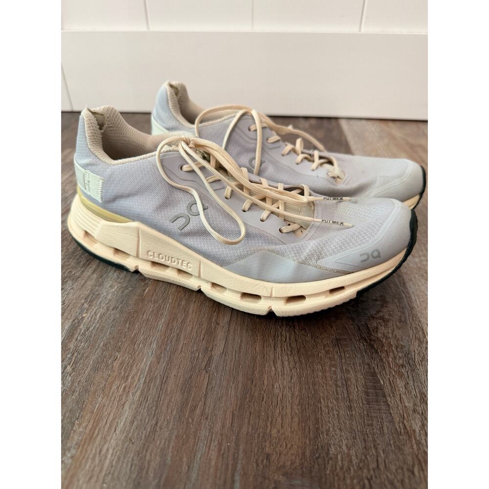 On Running Cloudnova Form sneakers in a light grey and beige sz women’s 6.5 GUC